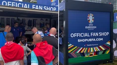 FOTO: Lopta za 150 eur a podľa Slovákov veľmi slabý výber. Aké sú ceny vo fanshopoch na Eure?