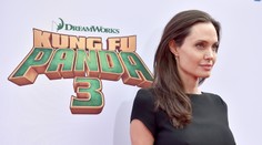 Chudučká Angelina Jolie. Z voľných šiat jej trčali len paličky