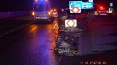 Chodca na diaľnici pri Piešťanoch zrazili dve autá