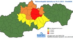 Pozor na mimoriadne silný vietor. SHMÚ vydal výstrahu najvyššieho stupňa
