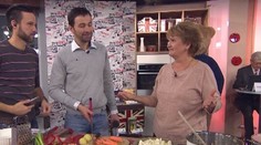 Jelení chrbát s opečenou šalotkou a zemiakové pyré s gaštanmi