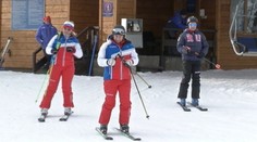 Putinova súkromná lyžovačka v areáli olympiády