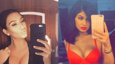 Kardashianky v akcii. Jedna v sexy bielizni, druhá s obrovskými prsiami po pôrode