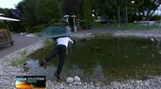 Televízne noviny so šokujúcou koncovkou! Moderátor Jaro Zápala skočil do jazierka