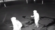 VIDEO: Tragikomickí zlodeji! Tehlou chcel rozbiť výklad, miesto toho ju hodil komplicovi do hlavy
