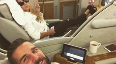 Svetová päťka Dominika na svadobnej ceste. Sexy záber hore bez