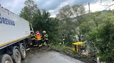 Po vážnej nehode na Orave už obnovili premávku, v úseku obmedzili rýchlosť