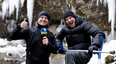 V Jasnej sa zranil chvíľu pred Petrou Vlhovou. Teraz sa Adam Žampa vybral s Tribulom k najkrajšiemu slovenskému ľadopádu