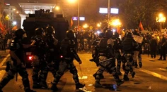 Macedónsko, nedáme si vziať meno: Násilný protest ukončila polícia