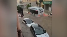 VIDEO: Francúzske mesto Cannes zasiahla prívalová povodeň. Brala so sebou všetko, čo jej prišlo do cesty