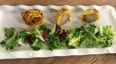 RECEPT NA DNES: Fritovaná zemiaková guľôčka plnená kačacou pečeňou
