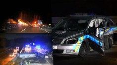 Ohnivé peklo na D1: Pri požiari cisterny zhorel človek, mercedes brutálne narazil do policajtov
