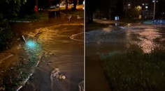 VIDEO: Prasknuté potrubie v Prešove odstavilo tisícky domácnosti od vody a zaplavilo celú ulicu