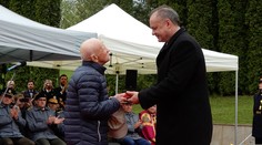 Kiska ocenil veterána, ktorý oslobodzoval Slovensko