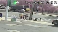 Kamera zachytila desivý moment. Bezdomovec vytrhol starej mame z rúk trojročné dievčatko