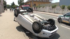 Hrozivá nehoda pod oknami hasičov. Príčinou bola cukrovka