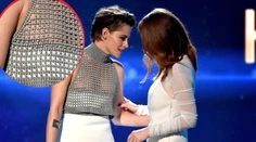 Kristen Stewart zradili šaty. Do kamery jej vykukla bradavka