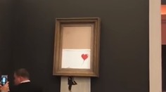 Banksy opäť všetkých dostal. Kupcovi po vydražení obrazu padla sánka