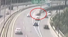 Šialený manéver vodiča na Prístavnom moste. Ten musel mať ale naponáhlo