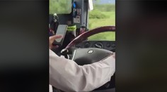 Vodič autobusu, ktorý si písal SMS počas jazdy, už pozná trest