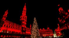 Na hlavnom námestí v Bruseli rozsvietili stromček zo Slovenska