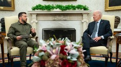 Zelenskyj v Bielom dome: Bidenovi sa poďakoval za pomoc v boji proti "ruskému teroru"