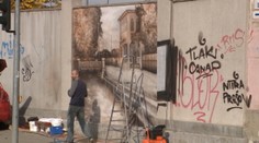 Škaredé grafity nahradia staré fotografie Prešova