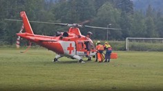 VIDEO: Vo Vysokých Tatrách zabila kamenná lavína dve turistky. Ďalších štyroch zranených prevážal vrtuľník