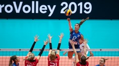 Slovenské volejbalistky napriek bojovnému výkonu nestačili na favorizované Nemky