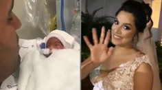 Tehotná nevesta zomrela cestou k oltáru. Dieťa prišlo na svet cisárskym rezom