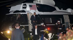 Barack Obama pricestoval na návštevu Londýna