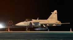 Maďarský Gripen pristál v Košiciach pre poruchu