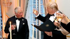 Princ Charles nepustil Trumpa na stretnutí k slovu