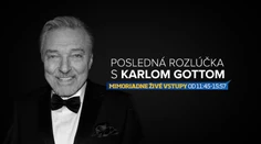 Rozlúčka s Karlom Gottom: Mimoriadne správy na TV Markíza