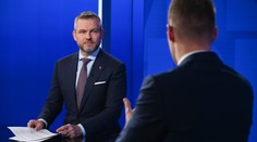 P. Pellegrini: M. Šutaja Eštoka si viem predstaviť ako kandidáta na šéfa Hlasu, je to schopný mladý muž (Na telo PLUS)