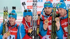 Biatlonista Loginov príde o zlatú medailu zo Soči