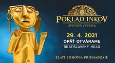 Výstava Poklad Inkov na Bratislavskom hrade opäť otvorí svoje brány 29. apríla