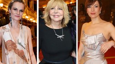 České dámy na udeľovaní cien. Všetkým to natrela tá najstaršia!