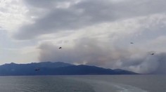 Južná časť gréckeho ostrova Thasos je stále v plameňoch