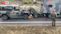 Vojenská kolóna holandskej armády smerujúca na Slovensko havarovala v Jihlave