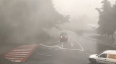 VIDEO: Silná búrka pri Prievidzi lámala stromy a poškodila strechy