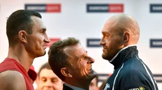 Kličko vs. Fury: Váženie pred duelom roka sa nezaobišlo bez menšieho incidentu