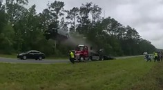 VIDEO: Šialená nehoda v americkej Georgii. Odťahové vozidlo sa zmenilo na skokanský mostík