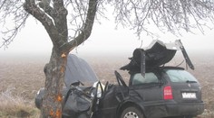 Smrteľná nehoda! Auto s dvomi ženami a dvomi deťmi vletelo do stromu