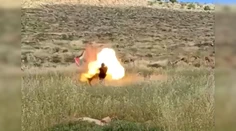 VIDEO: Izraelčan chcel skopnúť palestínsku vlajku. Nasledovala explózia