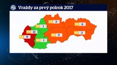 Slovenská mapa kriminality za prvý polrok. Kde sa najviac vraždilo a znásilňovalo?