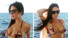Bože, to je telo! Slovenská Kim Kardashian opäť v bikinách