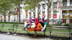 Krása v uliciach. Tanečníci vytvárajú živé sochy