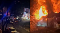 VIDEO: Policajti v USA chceli vykonať domovú prehliadku. V tej chvíli dom explodoval