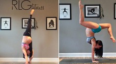 Žena tesne pred pôrodom cvičila jogu: Ukázala poriadne krkolomné polohy